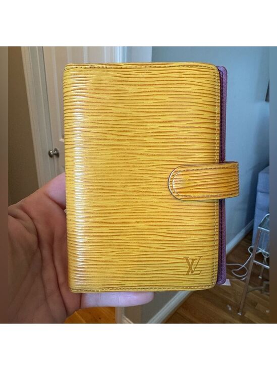 Louis Vuitton Handbags - Louis Vuitton - PM Agenda - Yellow Epi - EUC AUTHENTIC